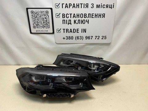 Фари BMW 3 G20 G21 adaptive led shadow оригінал бу