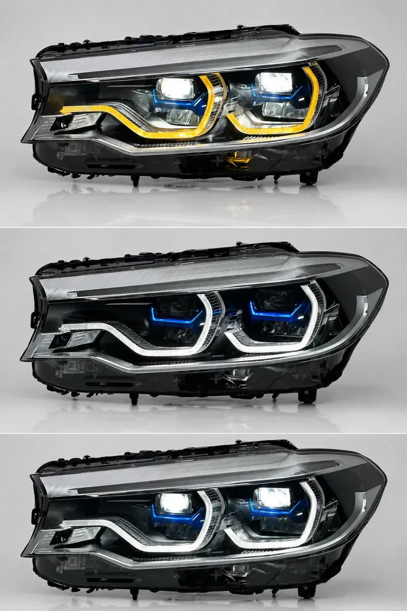 Фари Full LED BMW G30  (Dual Color) — фото 2