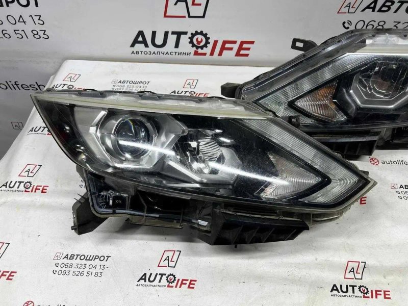 Фари стопи передні/задні Nissan Qashqai j11 Rogue Sport Full Led фанари Нісан Кашкай Рог Спорт — фото 5