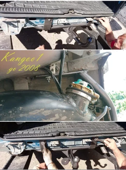Фаркоп Kangoo 1 Рено Кенго Nissan Kubistar Рено Канго 1 Кубистар — фото 3