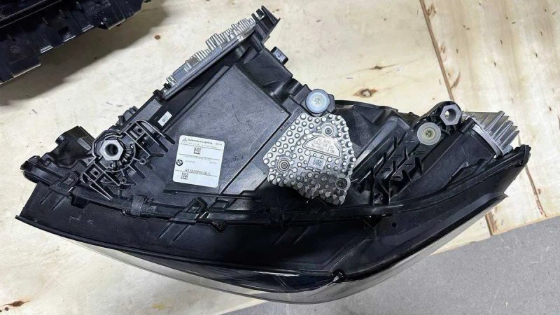 Фары Фара Фари BMW X3 LCI X4 Shadow G01 G02 F97 F98 Full LED чорні — фото 4