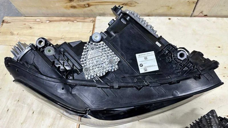Фары Фара Фари BMW X3 LCI X4 Shadow G01 G02 F97 F98 Full LED чорні — фото 5