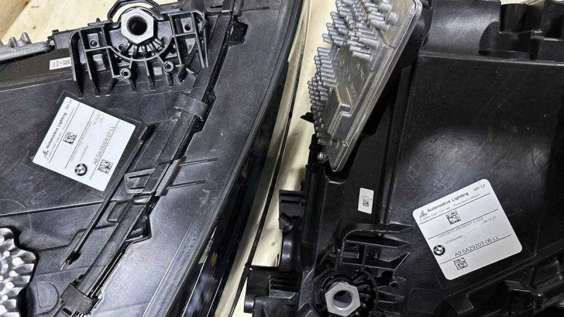 Фары Фара Фари BMW X3 LCI X4 Shadow G01 G02 F97 F98 Full LED чорні — фото 6