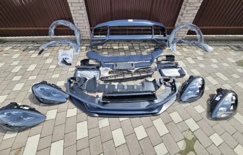 Фары Porsche Cayenne Panamera Macan  Бампера обвесы  капот дверь радиаторы крышка багажника панель радиаторов