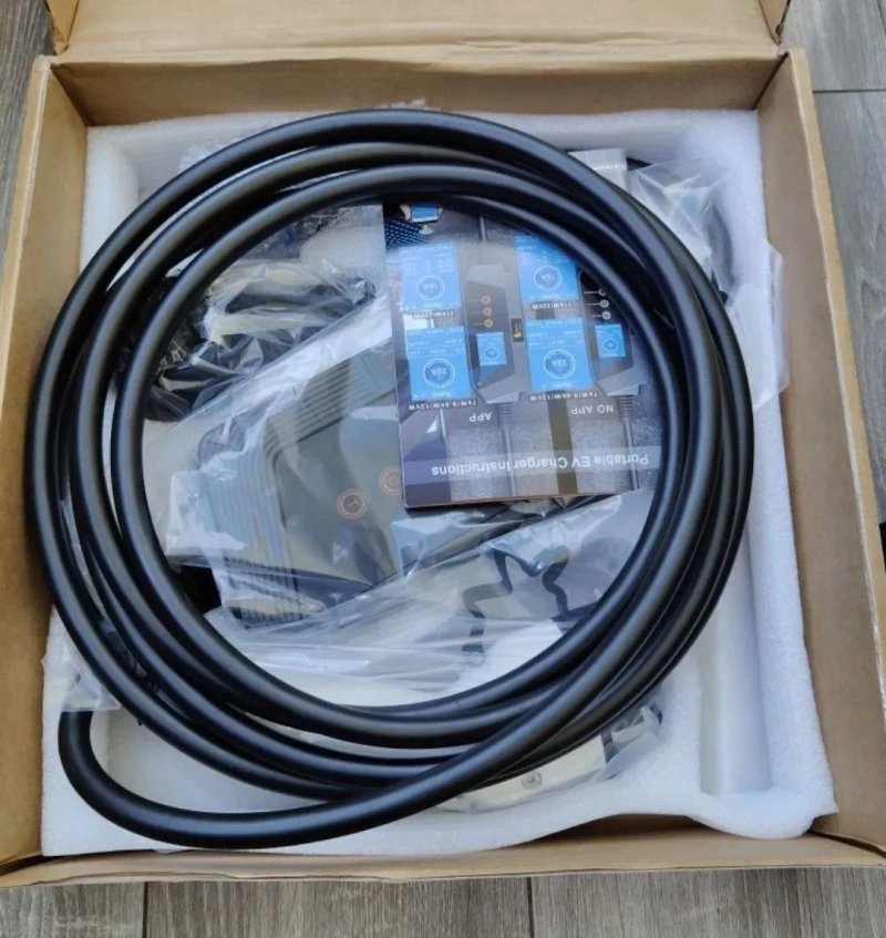 FEYREE 32A 7kW Type 1 Wi-Fi друга версія  зарядка для електромобіля J1772 Type 1 | Регулювання 6-32A | Таймер | IP66 | Кабель 5м — фото 5