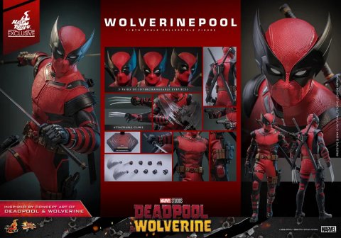 Фігурка 1/6 Hot Toys MMS857 Deadpool & Wolverine - Wolverinepool лімітований тираж 2000 одиниць