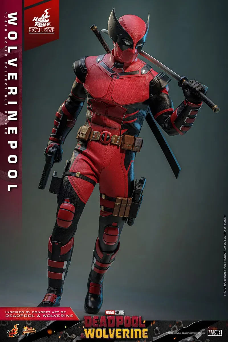 Фігурка 1/6 Hot Toys MMS857 Deadpool & Wolverine - Wolverinepool лімітований тираж 2000 одиниць — фото 2