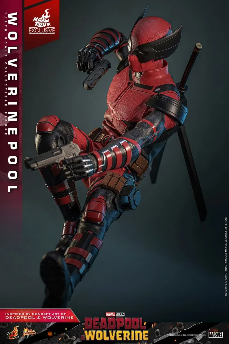 Фігурка 1/6 Hot Toys MMS857 Deadpool & Wolverine - Wolverinepool лімітований тираж 2000 одиниць — фото 4