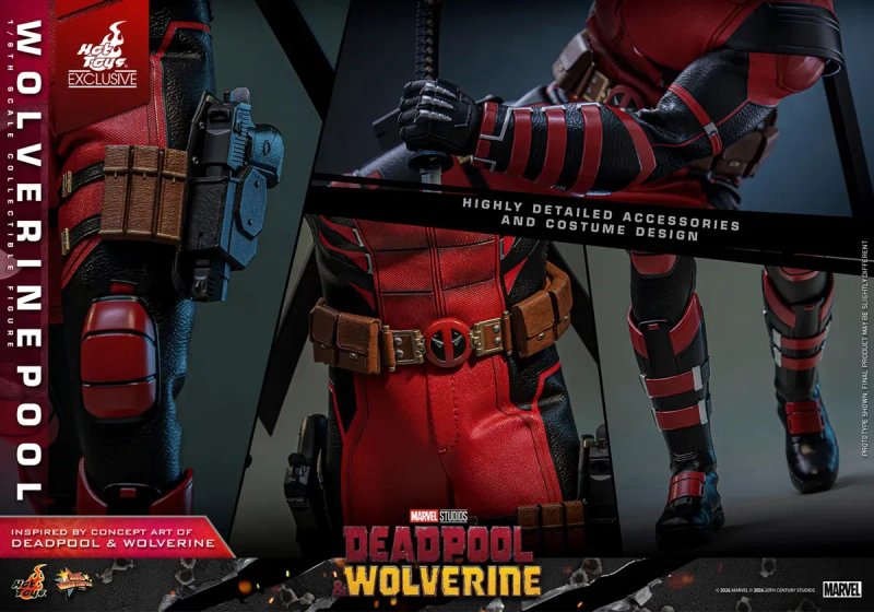 Фігурка 1/6 Hot Toys MMS857 Deadpool & Wolverine - Wolverinepool лімітований тираж 2000 одиниць — фото 5