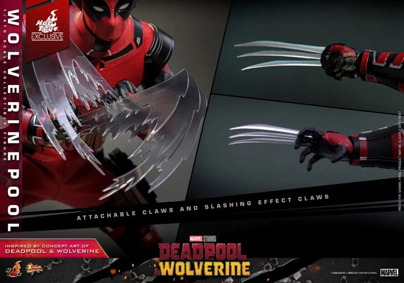 Фігурка 1/6 Hot Toys MMS857 Deadpool & Wolverine - Wolverinepool лімітований тираж 2000 одиниць — фото 7