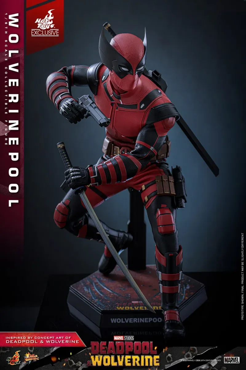 Фігурка 1/6 Hot Toys MMS857 Deadpool & Wolverine - Wolverinepool лімітований тираж 2000 одиниць — фото 8