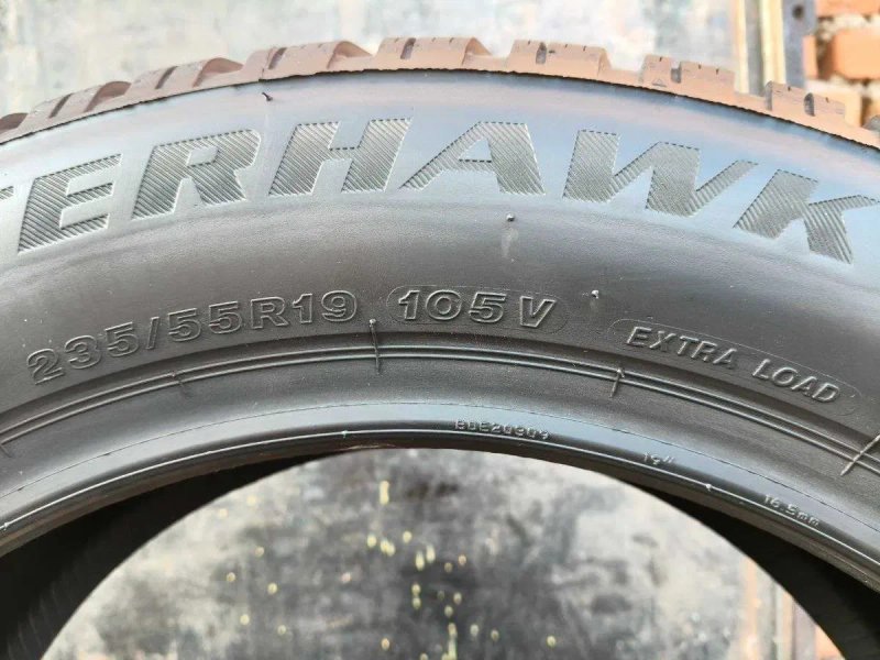 Firestone Winterhawk 4 235/55r19 105V Extra Load 26рік, НОВІ (8,6мм) ЗИМА — фото 6