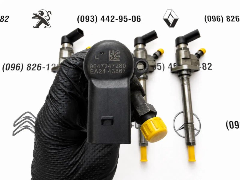форсунки  Citroen Peugeot Ford Volvo форсунка 9657144580, 9658194180, 9659337880, 9647247280, 9658194180 Сітроен Пежо Форд Вольво — фото 5