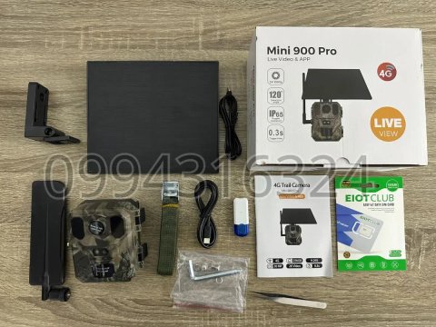 Фотопастка 4G із сонячною панеллю Mini900Pro 30 Мп 2K UCon