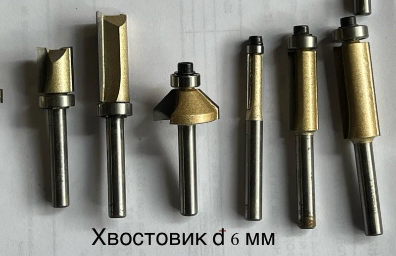 Фрези по дереву з хвостовиком 6 мм. “POBEDIT” — фото 4