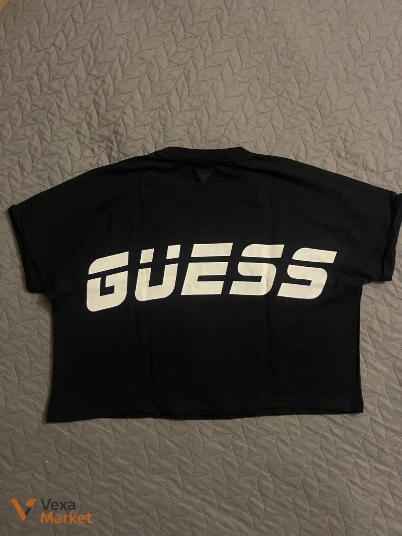 Футболка Guess чорна розмір M — фото 2
