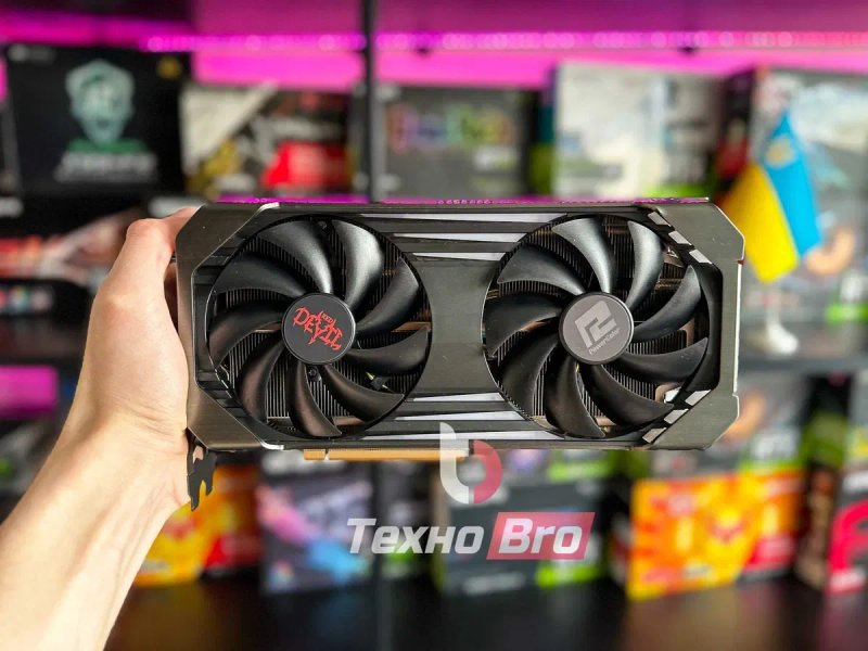 Гарантія! RX 6600 XT 8GB PowerColor Red Devil ігрова відеокарта комп'ютера