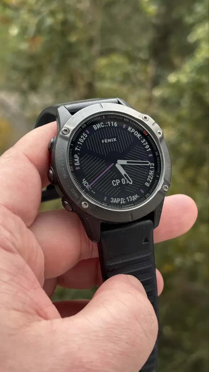 Garmin Fenix 6 Sapphire (Pro) Вбудовані карти України GPS Навігація NFC Оплата  Музика Ідеальний стан — фото 2