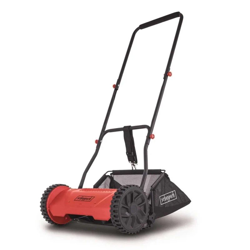 Газонокосарка Scheppach SPM400-Pro, ручна, з барабаном, ширина скошування 40 см, тиха — фото 2