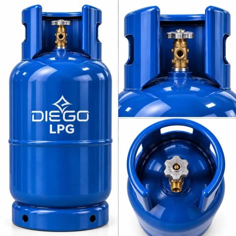 Газовий балон для обігрівача 27л. Газовий балон LPG 27л для пропану, бутану та пропан-бутану. Балон газовий 27л.