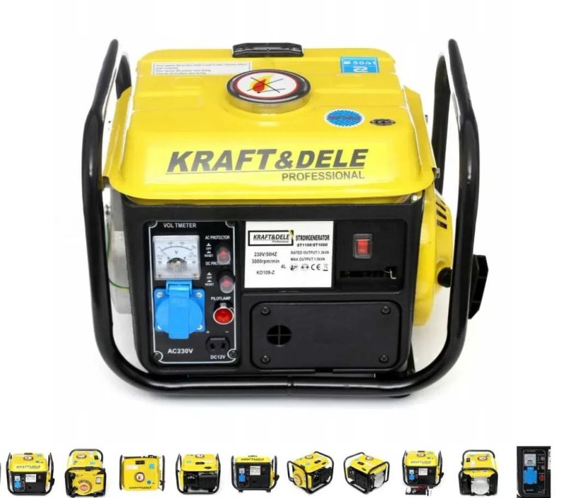 ГАЗОВИЙ БЕНЗОГЕНЕРАТОР Інвертор Tagred KraftDELE Kraftwele MAKITSU генератор — фото 3