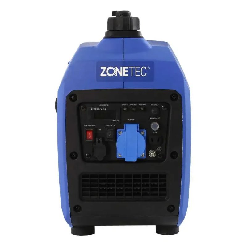 Генератор бензиновий інверторний Zonetec 1.1кВт бензиновый инверторный інверторний генератор безшумний у кожусі компактний для квартири валіза — фото 3