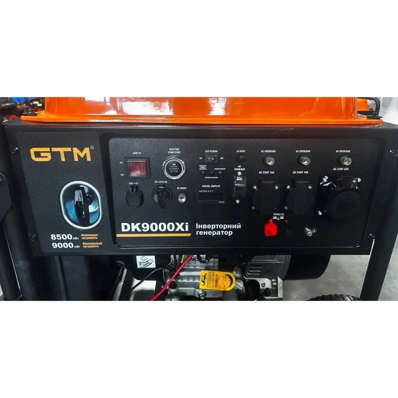 Генератор інверторний бензиновий 9 кВт GTM DK9000Xi (12 місяців гарантія ) Инверторный генератор бензиновый — фото 3