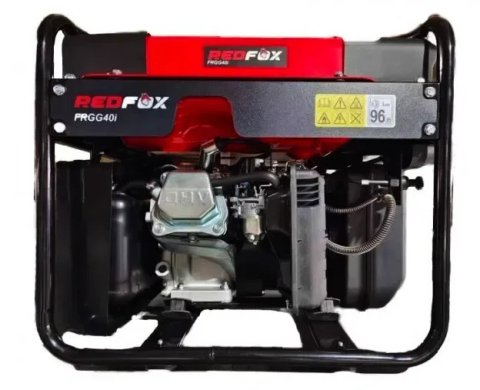 Генератор інверторний, бензиновий RedFox FRGG40i, 3500 Вт, з ручками для перенесення