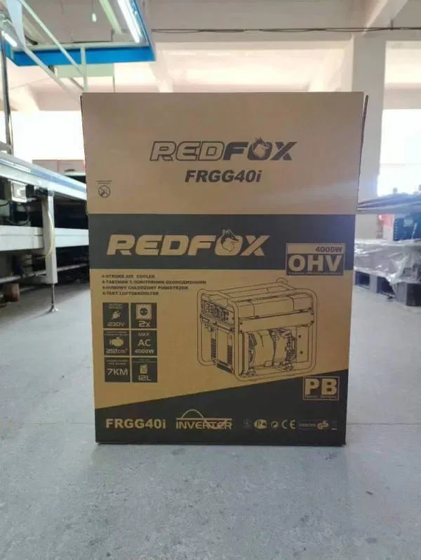 Генератор інверторний, бензиновий RedFox FRGG40i, 3500 Вт, з ручками для перенесення — фото 6