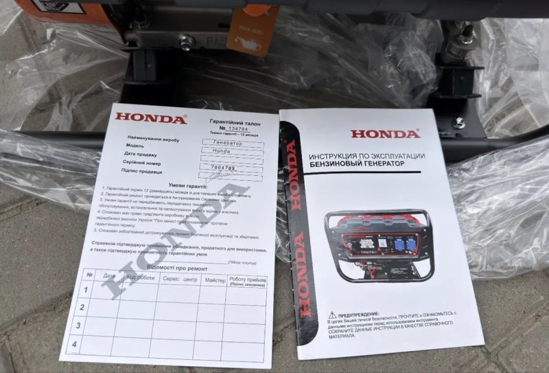 Генератор Хонда 6-6.5 квт Honda EM6500CXS 6 квт однофазний стартер електростартер бензогенератор — фото 6