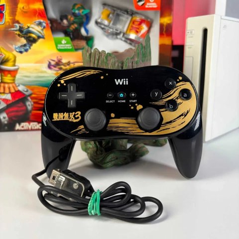 Геймпад Wii RVL-005(-02) Classic Controller Pro Samurai Warriors 3 лімітований геймпад віі віі ю Асортимент аксесуарів для Віі Оригінальний джойстик