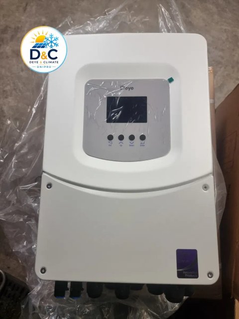 Гібридний інвертор Deye 6кВт SUN-6K-SG06LP1-EU-BM2 1000$ очікую! Нова версія!