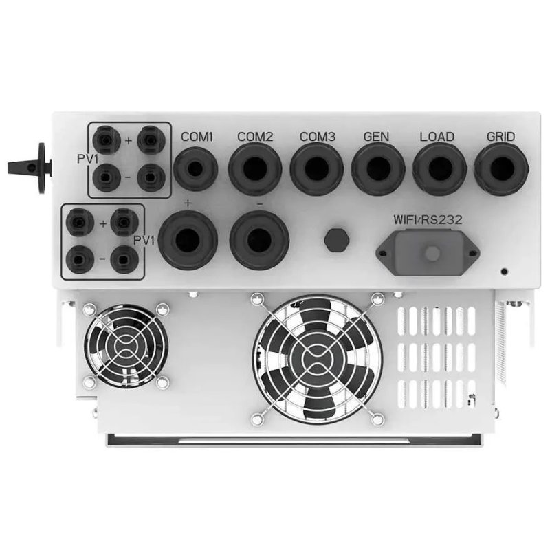 Гібридний інвертор Deye SUN-6K-SG05LP1-EU-AM2-P, 48 В, 6000 Вт, 1 фаза Wi-Fi (безпереб., UPS, ДБЖ) — фото 4