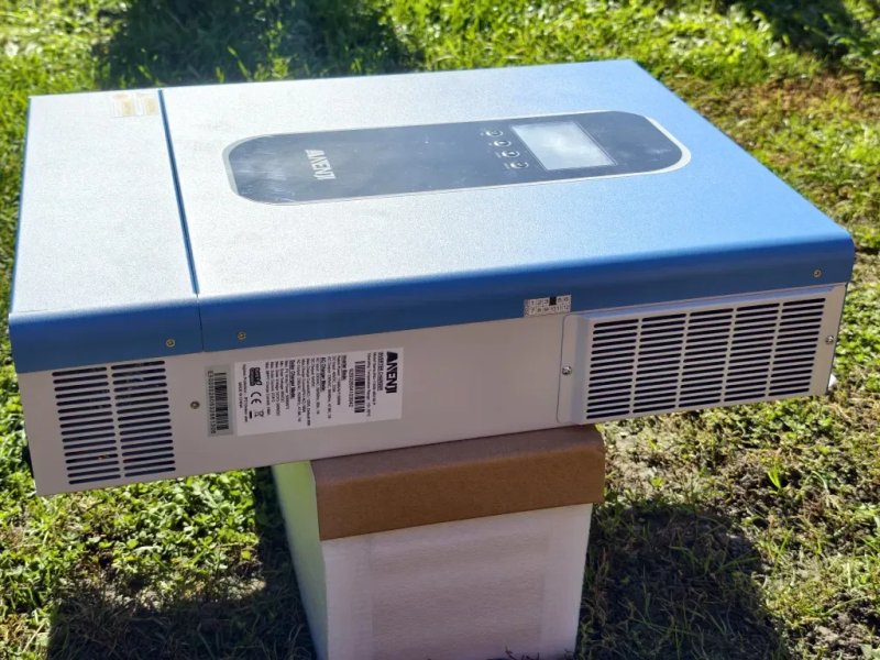 Гібридний сонячний інвертор Anenji 11KW 48V • Паралельна версія • Кольоровий дисплей — фото 4