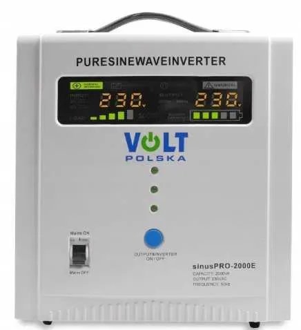 Гибридный ИБП/инвертор Volt Polska SINUS PRO 2000 E 12/230V 1250/2000W