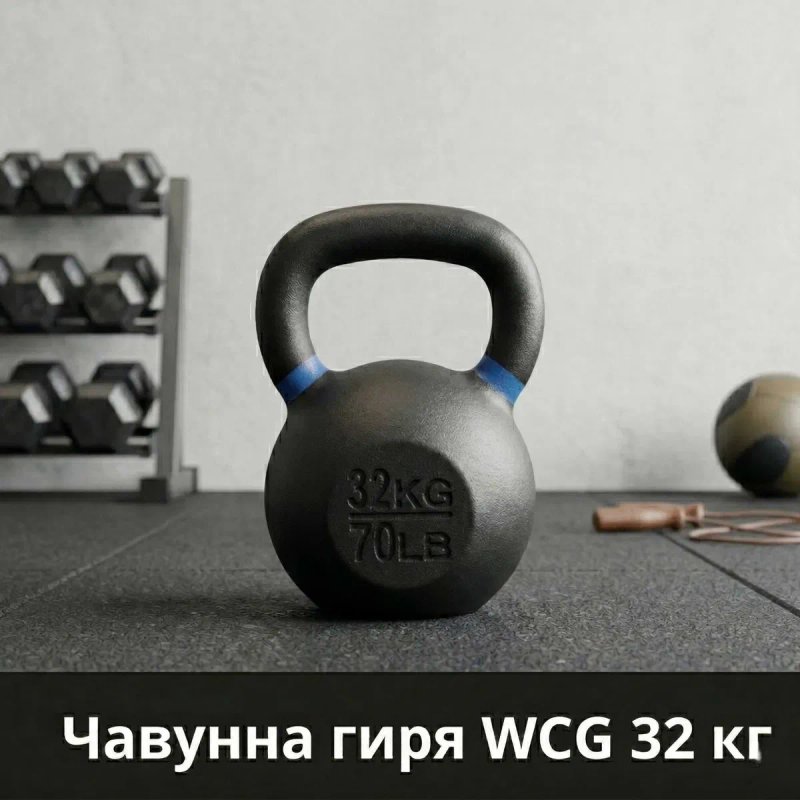 Гиря чавунна 4-36 кг | Гиря чугунная WCG 4-36 кг | Ціни від виробника! — фото 8