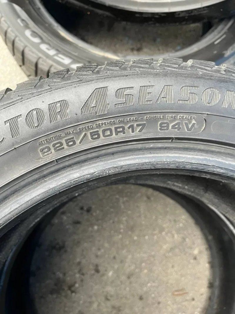 GoAuto Шини Goodyear Vector 4Seasons 225/50 R17 94V 17 рік 5 мм пара місто Київ — фото 7