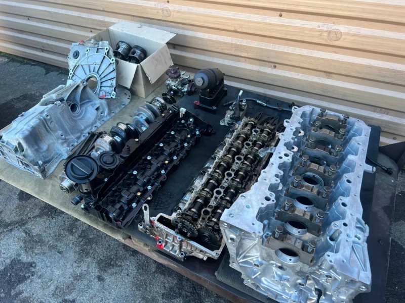 Головка BMW X5 E70 F10 N57 ТНВД N57D30A 3.0dX 4.0dX Поршень Шатун Поддон N57D30B Блок — фото 3