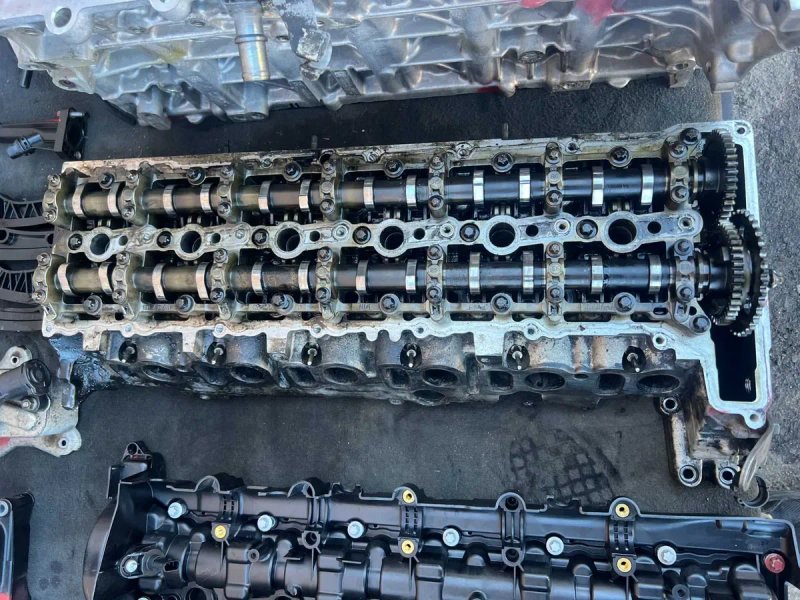 Головка BMW X5 E70 F10 N57 ТНВД N57D30A 3.0dX 4.0dX Поршень Шатун Поддон N57D30B Блок — фото 6