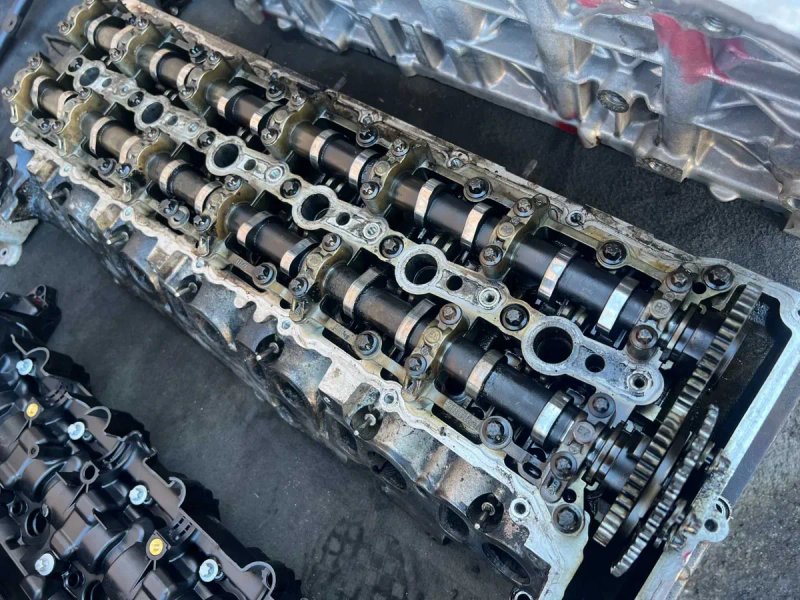 Головка BMW X5 E70 F10 N57 ТНВД N57D30A 3.0dX 4.0dX Поршень Шатун Поддон N57D30B Блок — фото 8