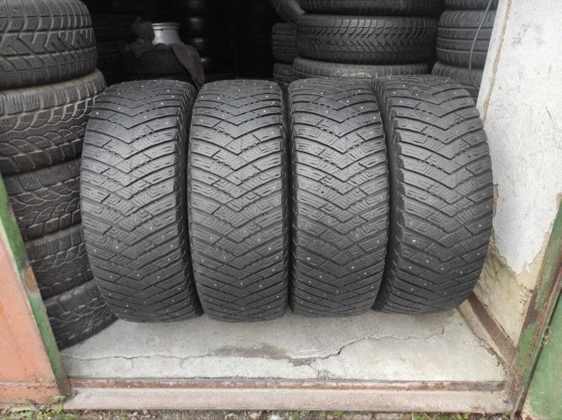 GoodYear Ultra Grip Ice Arctic SUV 4x4 225/60r17 103T Extra Load made in Germany 4шт, 16год, 6-6,5мм, ЗИМА. Привезены из Финляндии — фото 2