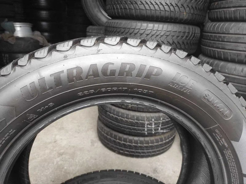GoodYear Ultra Grip Ice Arctic SUV 4x4 225/60r17 103T Extra Load made in Germany 4шт, 16год, 6-6,5мм, ЗИМА. Привезены из Финляндии — фото 8