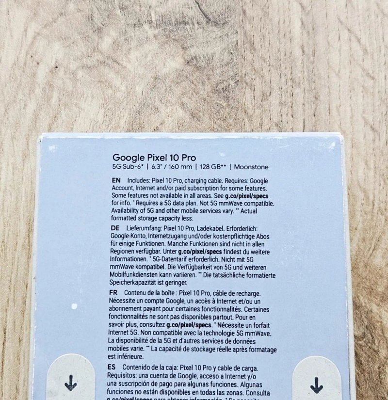 Google Pixel 10 PRO 16/128GB Moonstone. Європейська версія — фото 3