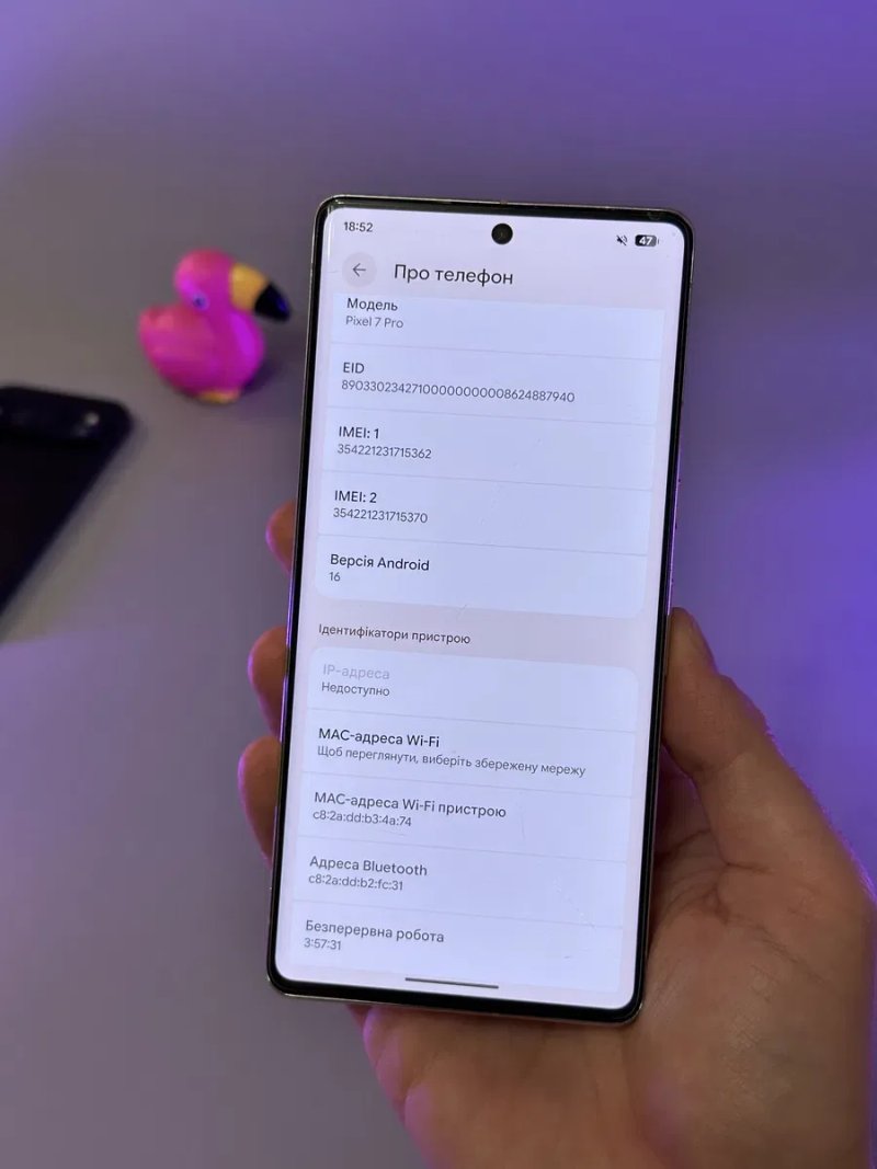 Google pixel 7 pro 12/128 neverlock фізична sim-карта можна оновляти скидати — фото 5
