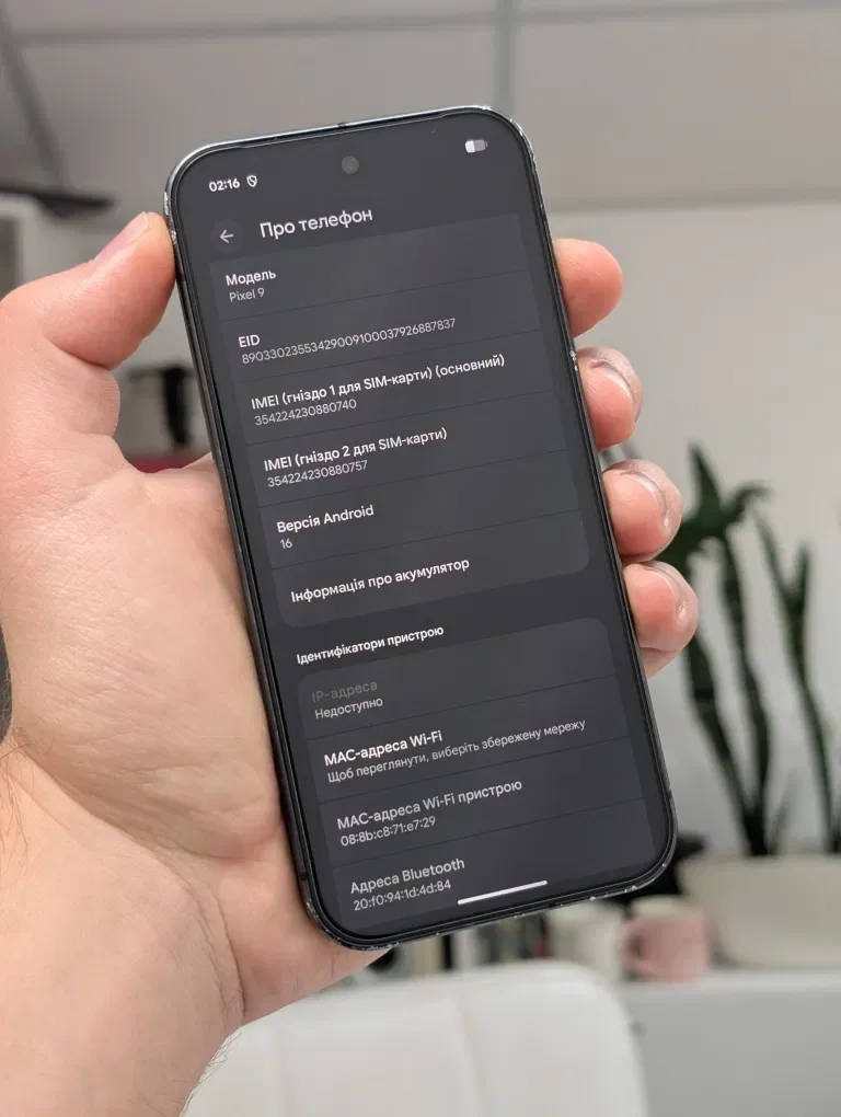 Google Pixel 9 12/128GB Obsidian Neverlock, Піксель 9 128ГБ, Акумулятор 93% — фото 8