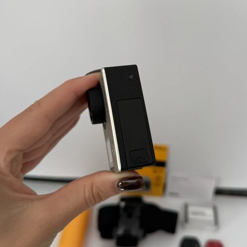 GoPro HERO 4 Black якісна екшн камера для спорту роботи хоббі відео з кріпленням флешкою аквабоксом — фото 4