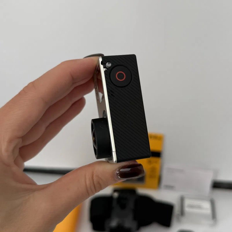GoPro HERO 4 Black якісна екшн камера для спорту роботи хоббі відео з кріпленням флешкою аквабоксом — фото 7
