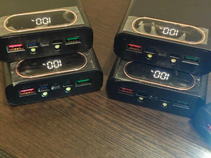 Готовый Power Bank 30000mAh + кабель TypeC / 6 * 5000mAH акб 21700 QC PD повербанк Fast Charge в сборе быстрая зарядка разрядка честная ёмкость cable — фото 4