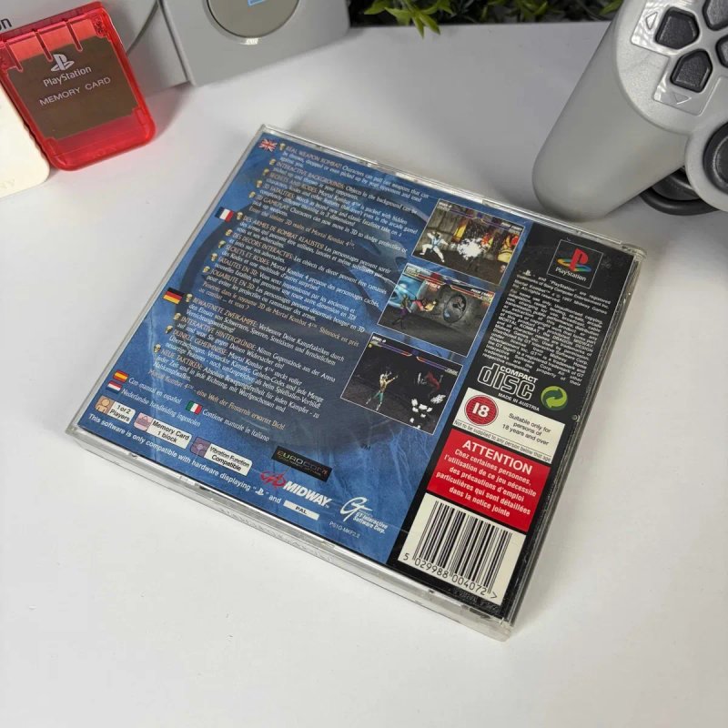 Гра Sony PlayStation 1 Mortal Kombat 4 Б/У Оригінальна Гра PS One Мортал Комбат 4 асортимент ігри соні плейстейшен — фото 2