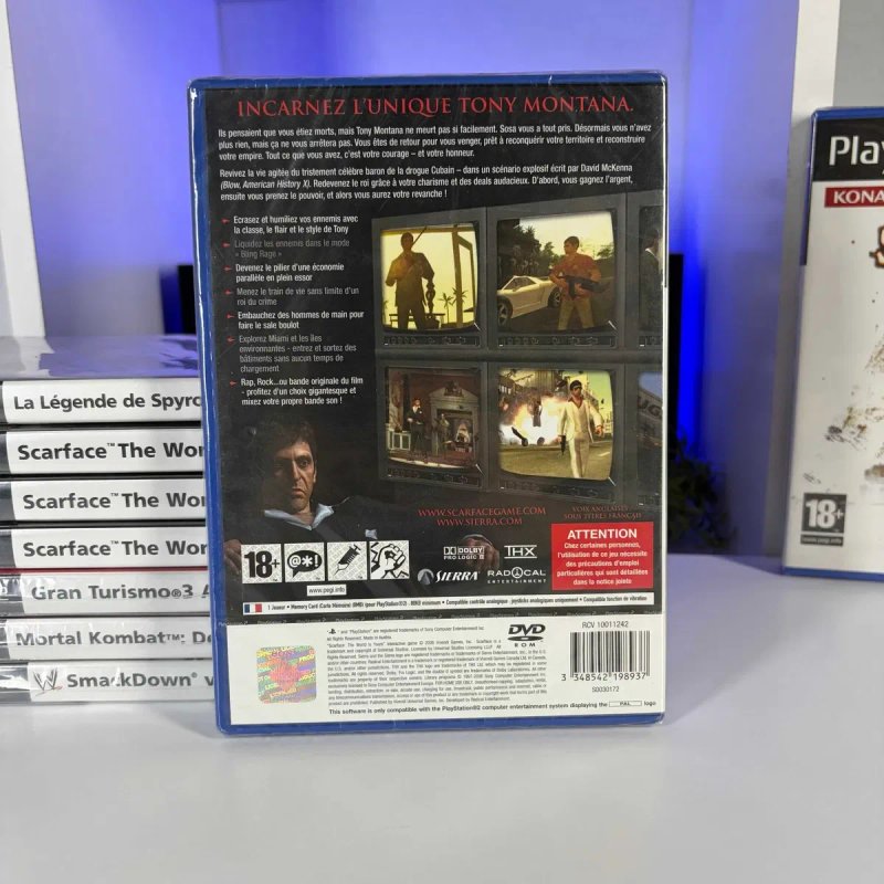 Гра Sony PlayStation 2 Scarface: The World Is Yours Нова Запакована Оригінальна ігра Плейстейшен 2 Облича зі Шрамом асортимент ігри соні PS2 — фото 2
